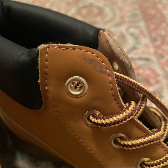 George’s Work-boot Inspired Camel Lace-Up Ankle Bootie Suede-like feel 25JO2W17 - Picture 3 of 8